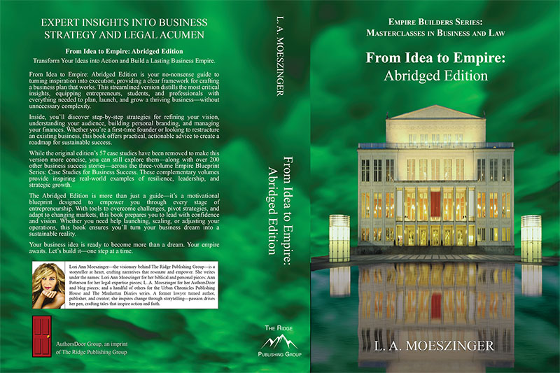 Book cover image of “From Idea to Empire: Abridged Edition” featuring title and artistic design.